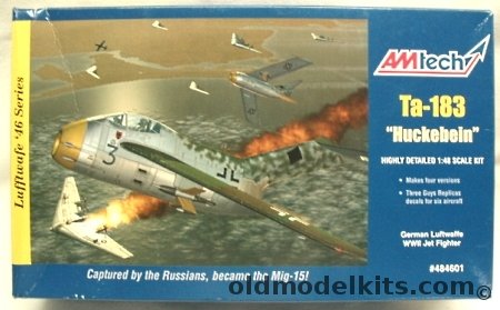 Amtech 1/48 Focke-Wulf Ta-183 Huckebein, 484601 plastic model kit